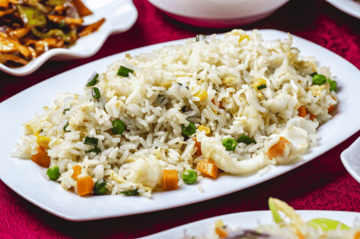 Burnt Garlic Fried Rice in Pala