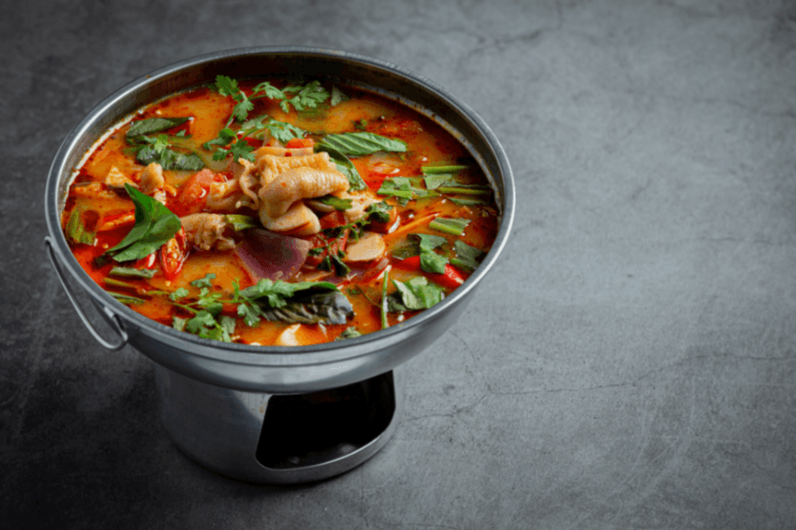 Tom Yum Chicken Soup in New Delhi
