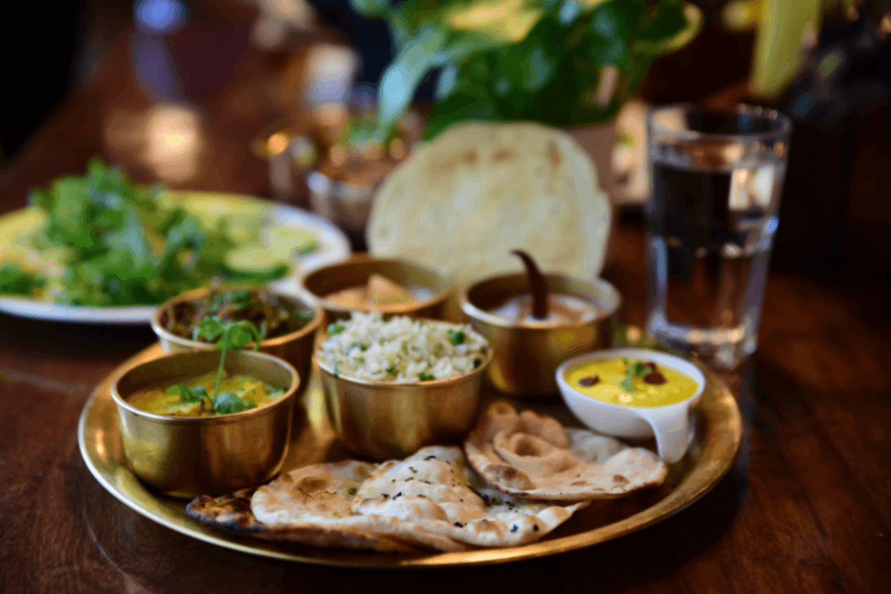 Chicken Thali (Manipuri)