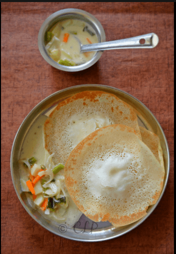 Appam And Veg Stew in Sultan Bathery
