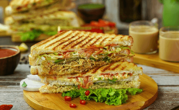 Chicken Grilled Sandwich at Amintiri, Bengaluru