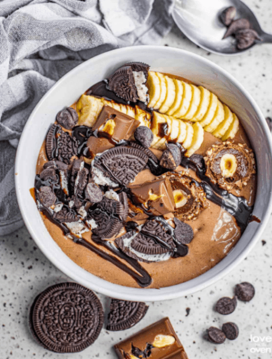 Choclate Banana Smoothie Bowl in Thane