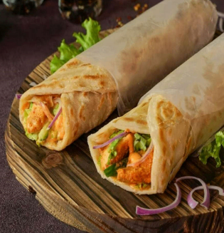 Mexican Chicken Shawarma Roll at Zaitoon Restaurant , JP Nagar, Bengaluru