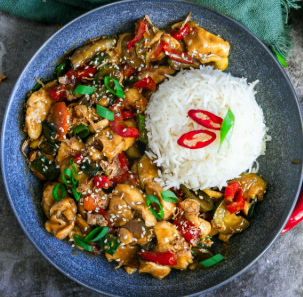 Kung Pao Rice
