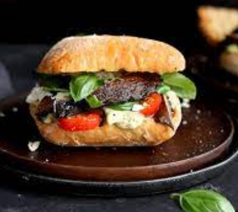 Portobello Mushroom And Goat Cheese Slider in Pune
