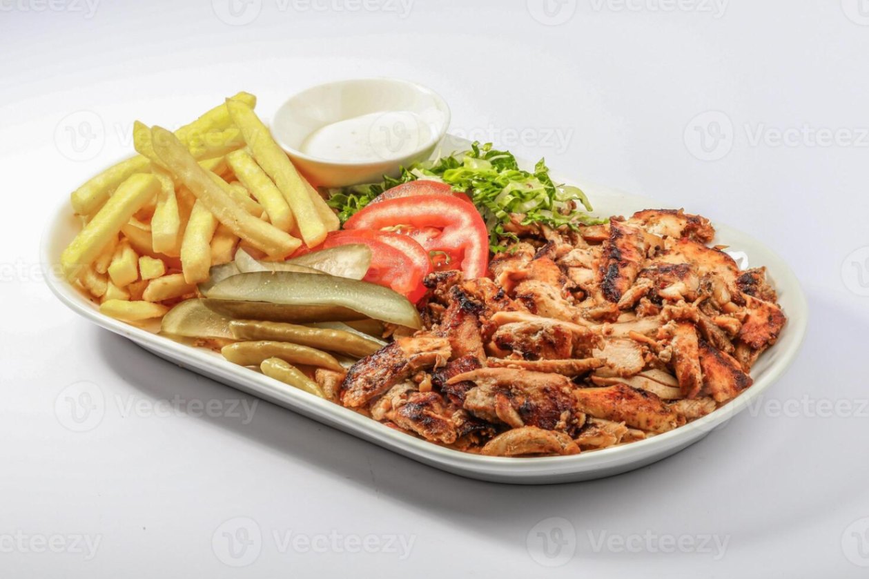 Shawarma Plate in Dubai City