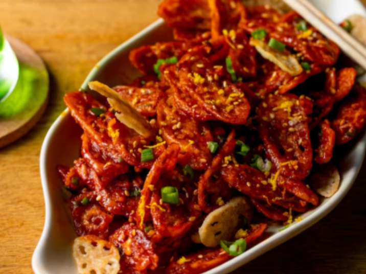 Crispy Spicy Thai Lotus Root