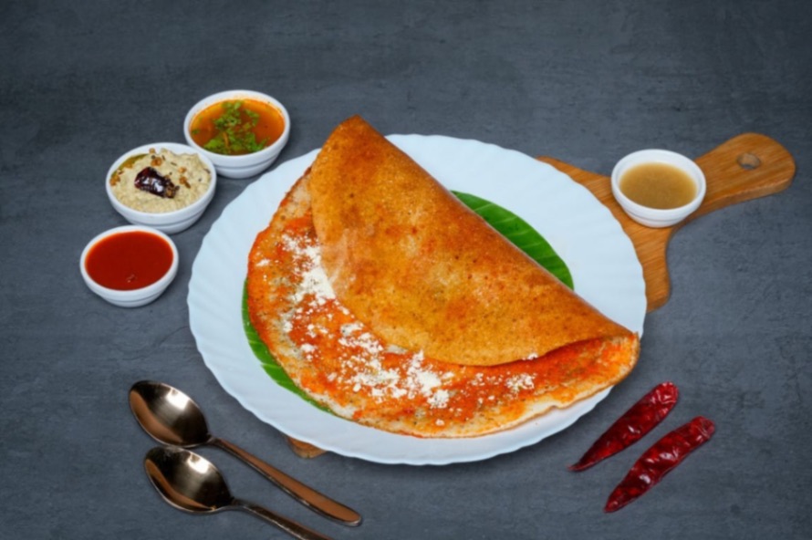 Cheese Karam Dosa