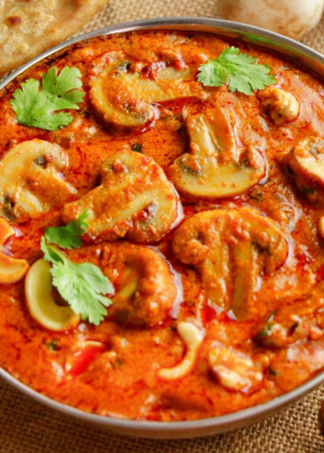 Mushroom & Cashew Nut Curry