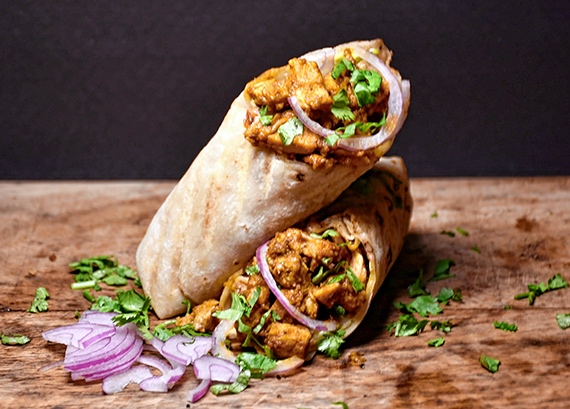 Rumali Kanthari Chicken Shawarma in Kannur