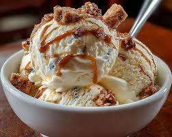 Malted Toffee Crunch Ice Cream