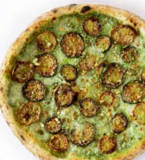 Zucchini Basil Sauce Pizza at Pizza 4P's Indiranagar, Bengaluru